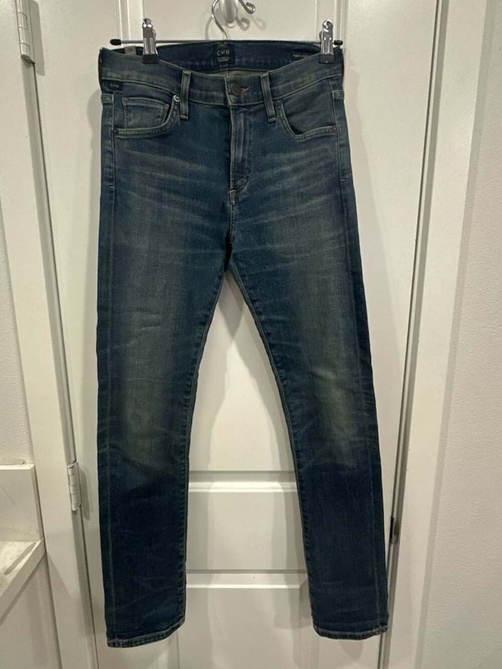 Citizens of Humanity Agnes Midrise Slim Straight Jeans Size 24 Blue Denim